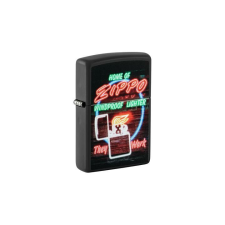 Zippo 48455 Zippo öngyújtó matt fekete, neon fények konyhai eszköz