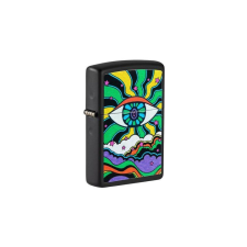 Zippo 49699 Zippo öngyújtó matt fekete színben, szem -Black Light konyhai eszköz