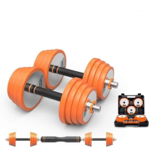 Zoco Body Fit Súlyzókészlet, Zoco Body Fit YLK022, Teljes súly 20 kg, Narancs kézisúlyzó