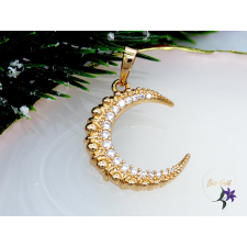  Zoé antiallergén bőrbarát holdsarló medál-18K medál