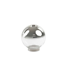  Zoja2 üveg gyertyatartó ezüst 10x10 cm gyertyatartó