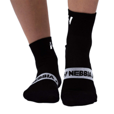 Zokni Nebbia "EXTRA PUSH" crew 128 fekete 43-46 férfi zokni