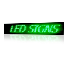 Zöld Beltéri led fényújság , futófény 101x101 cm led rendszer tartozék