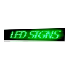  zöld Beltéri led fényújság , futófény 133x37 cm led rendszer tartozék