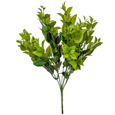  Zöld bokor 5 ágú 35cm dekorációs kellék