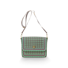  Zöld crossbody táska 19x6x16 cm Clover kollekció