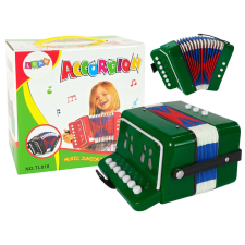 Zöld harmonika gyerekeknek 9424 játékhangszer