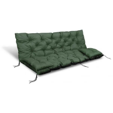 Zöld kerti párnakészlet 120x60x50cm + 2db 42x42cm párna kerti bútor