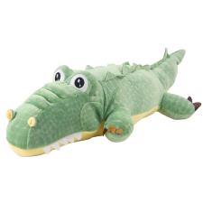 Zöld plüsskrokodil 50 cm plüssfigura