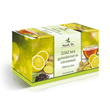  Zöld tea gyömbérrel és citrommal tea