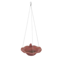  ZOLUX Kerámia tál tápra vagy vízre 48cm/26cm piros fodros kutyatál