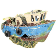 ZOLUX MARIE halászhajó akvárium dekoráció 11x6x7cm akvárium dekoráció