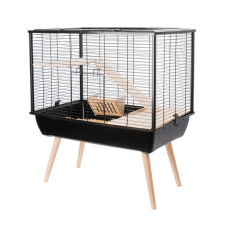 Zolux Neo Muki H58 Rágcsáló ketrec - Fekete (78 x 48 x 58 cm) ketrec, szállítóbox rágcsálóknak