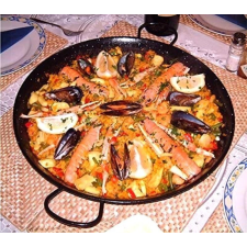  Zománcozott paella serpenyő 60 cm edény