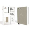 Zondervan Jesus Bible, NIV Edition, Cloth over Board, Gray Linen, Comfort Print | Zondervan