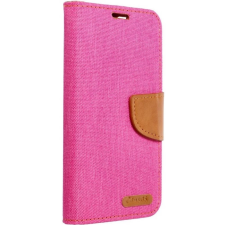 Zone Canvas Book oldalra nyíló tok Apple iPhone 16 Plus rózsaszín tok és táska