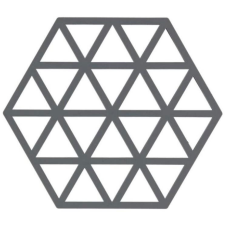 Zone Denmark Triangles Hőálló edényalátét, hidegszürke (330226) tányér és evőeszköz