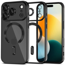Zone Magflex Magsafe hátlaptok Apple iPhone 17 Pro fekete-átlátszó (5906302319671) tok és táska
