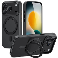 Zone MagRing Magsafe hátlaptok iPhone 17 Pro fekete-átlátszó tok és táska