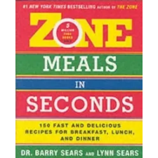  Zone Meals in Seconds – Barry Sears idegen nyelvű könyv