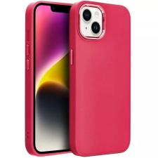 Zone Realme C55, Szilikon tok, közepesen ütésálló, fémhatású kamera keret, Frame Case, magenta tok és táska