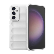 Zone Szilikon tok 3D minta Samsung Galaxy S23 FE fehér tok és táska