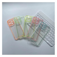 Zone Szilikon tok foszforeszkáló iPhone 14 Pro átlátszó-zöld tok és táska