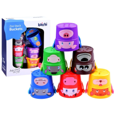  ZOO Stack vödrök #2431 fürdőszobai játék