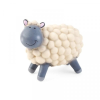 ZOON Latexgumi sípoló bárány figura kutya játék 13,5 cm - fehér