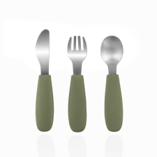 Zopa evőeszköz - Forest Green babaétkészlet