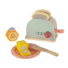 Zopa fa játék kenyérpirító konyhakészlet