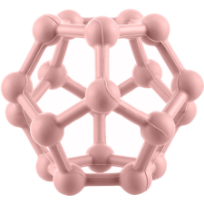Zopa Silicone Teether Atom rágóka Old Pink 1 db rágóka