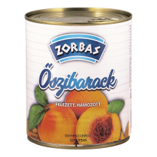 Zorbas Őszibarack befőtt 820 g alapvető élelmiszer