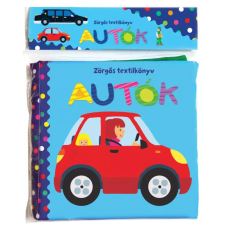 - Zörgős textilkönyv - Autók egyéb könyv