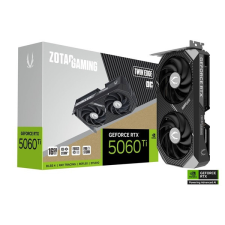 ZOTAC Videokártya PCI-Ex16x nVIDIA RTX 5060 Ti TWIN EDGE OC 16GB GDDR7 videókártya