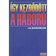 Zrínyi Így kezdődött a háború antikvárium - használt könyv