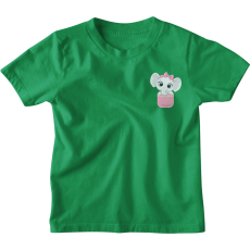  Zsebminta Baby Lány Elefánt - Gyerek Póló