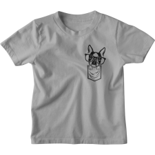  Zsebmintás Boston Terrier - Gyerek Póló gyerek póló