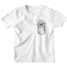  Zsebmintás Szemüveges Oroszlán - Gyerek Póló