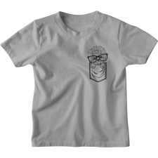  Zsebmintás Szemüveges Oroszlán - Gyerek Póló gyerek póló