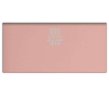  Zsebnaptár, fekvő elrendezésű, DAYLINER, "MyPastel", púder naptár, kalendárium