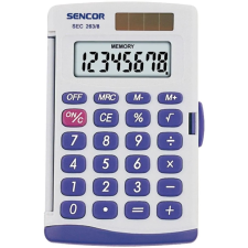  Zsebszámológép 8 digit kijelző Sencor SEC263/8 szürke számológép