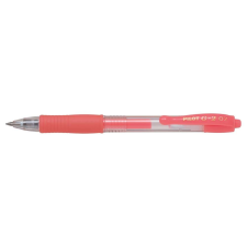 . Zselés toll 0,7mm, nyomógombos pilot g-2, írásszín neon piros toll