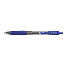 Zseléstoll, 0,32 mm, nyomógombos, PILOT "G-2", kék toll