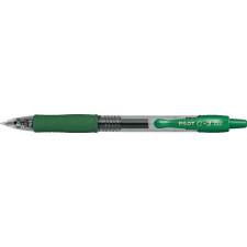 Zseléstoll, 0,32 mm, nyomógombos, PILOT "G-2", zöld toll