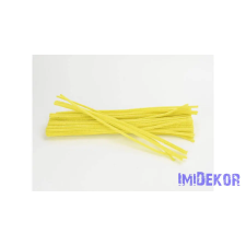 Zsenília drót 30 cm 100db/cs - Sárga dekorációs kellék