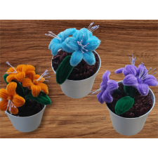  Zseniliaszal liliom virág dekorációs kellék