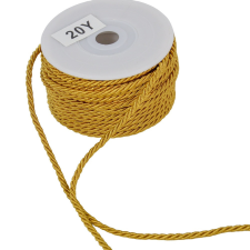  Zsinór vékony 20Y arany dekorációs kellék