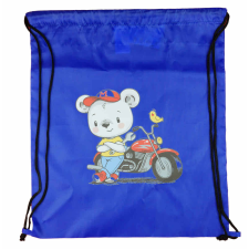  Zsinóros tornazsák motoros maci mintával tornazsák