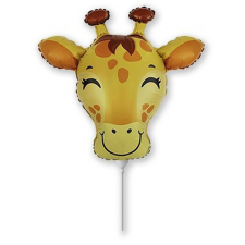 Zsiráf Giraffe, Zsiráf fólia lufi 36 cm party kellék